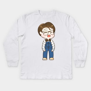 Jungkook Run BTS Kids Long Sleeve T-Shirt